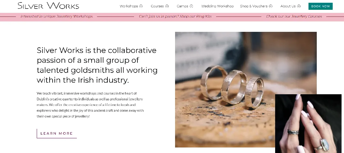 Silver Works Website Silver Works Website