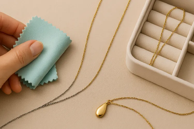Necklace maintenance points: regular cleaning and proper storage. Necklace maintenance points: regular cleaning and proper storage.