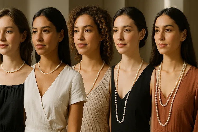How different necklace lengths look when worn How different necklace lengths look when worn