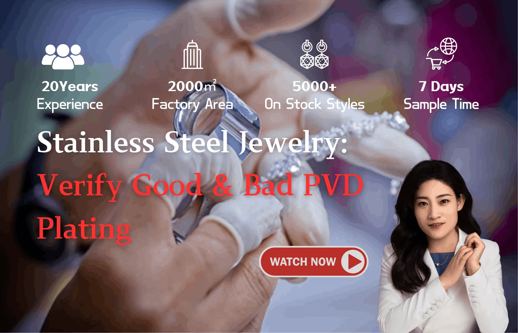 image compress Stainless Steel Jewelry Verify Good Bad PVD Plating