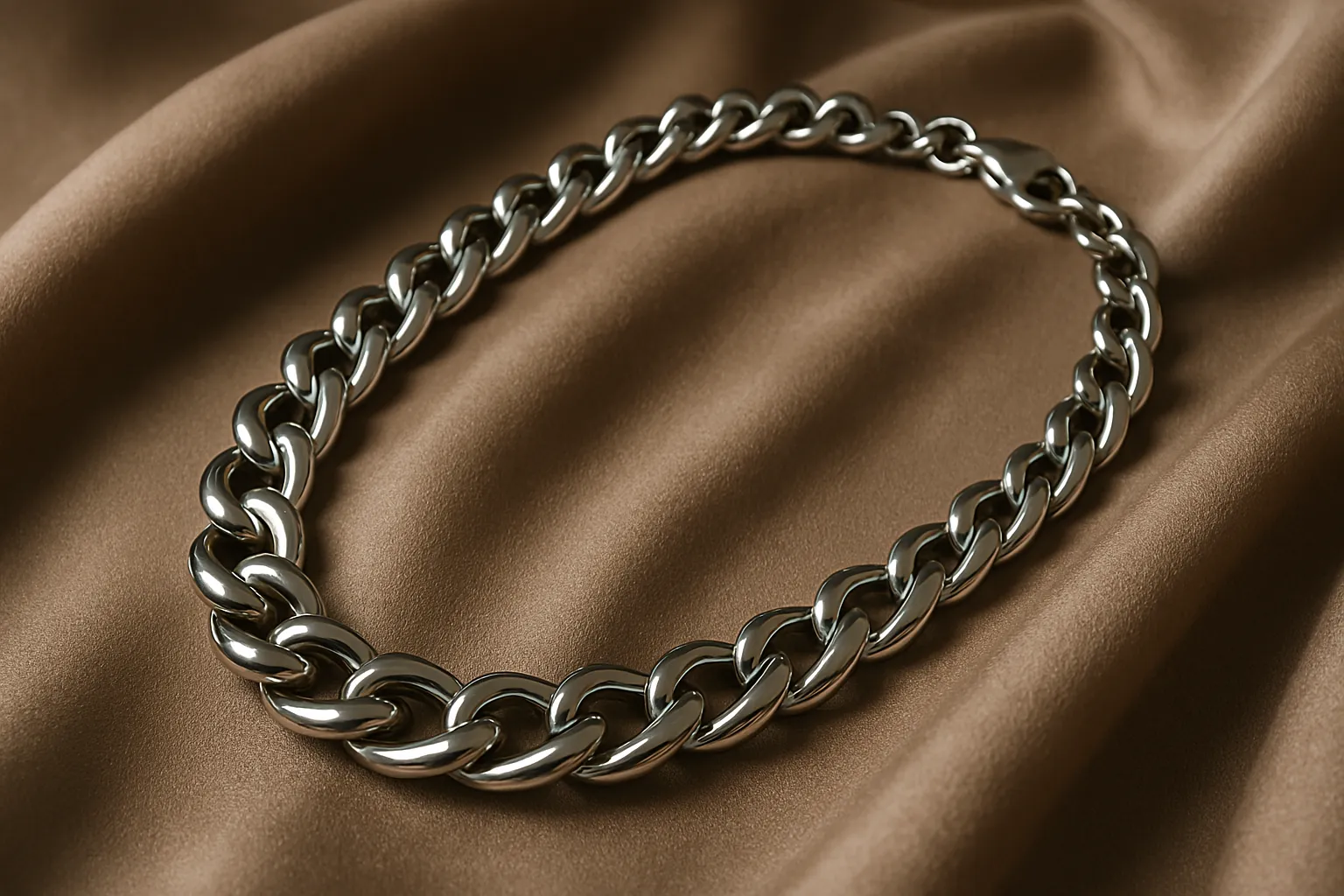 Stylish and elegant stainless steel cable chain necklace