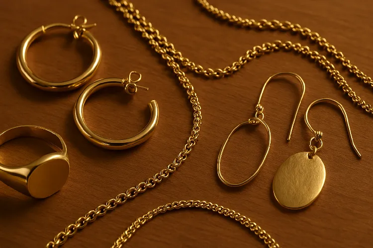 Gold-plated jewelry is divided into three types: single-sided inlay, double-sided inlay and wire gold-plated Gold-plated jewelry is divided into three types: single-sided inlay, double-sided inlay and wire gold-plated