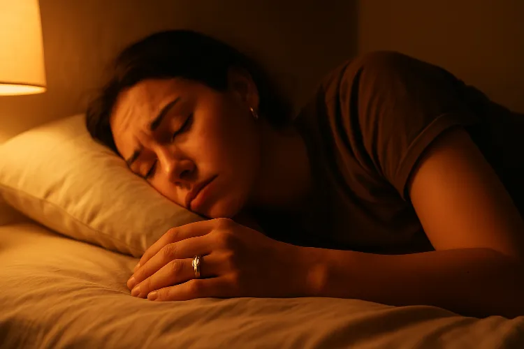 A woman who didn't take off her jewelry when she was tired A woman who didn't take off her jewelry when she was tired