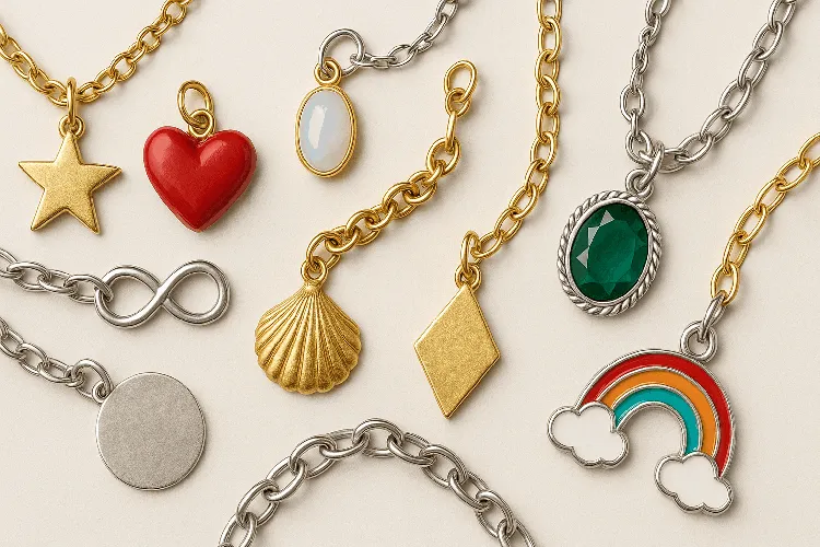 Endless charm jewelry customization options.