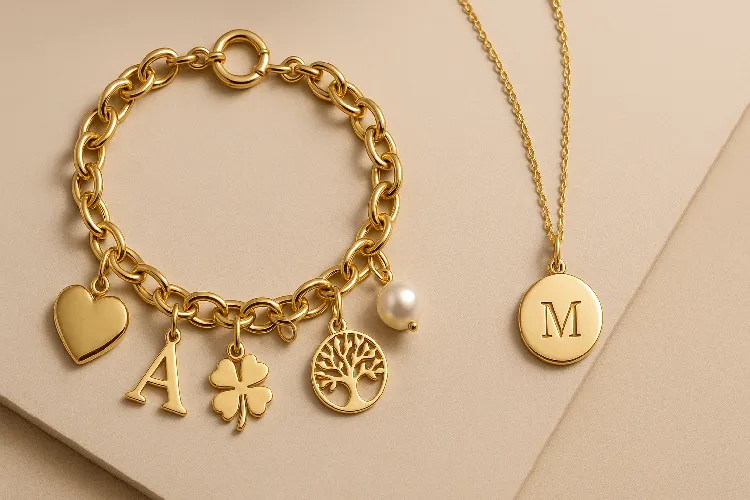 Personalized charm jewelry for all occasions.