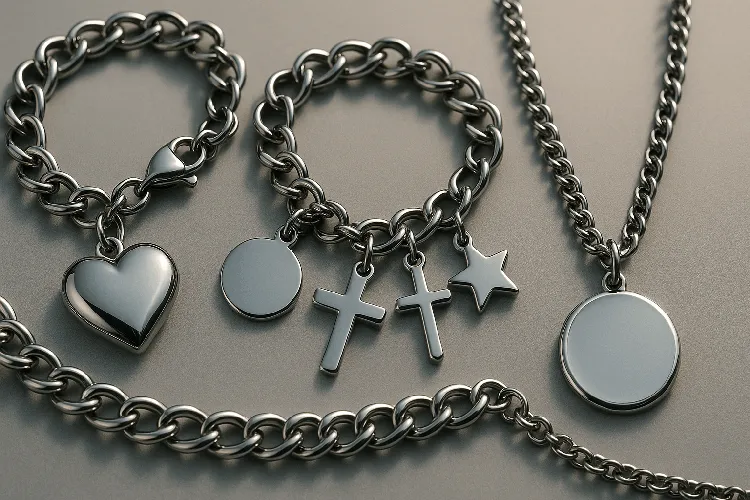 Durable stainless steel charms jewelry.