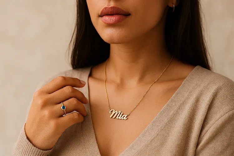 Personalized jewelry as a statement of self-expression and identity. Personalized jewelry as a statement of self-expression and identity.