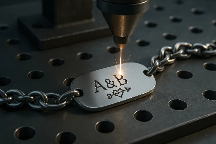 Customized laser engraving pictures of stainless steel jewelry Customized laser engraving pictures of stainless steel jewelry