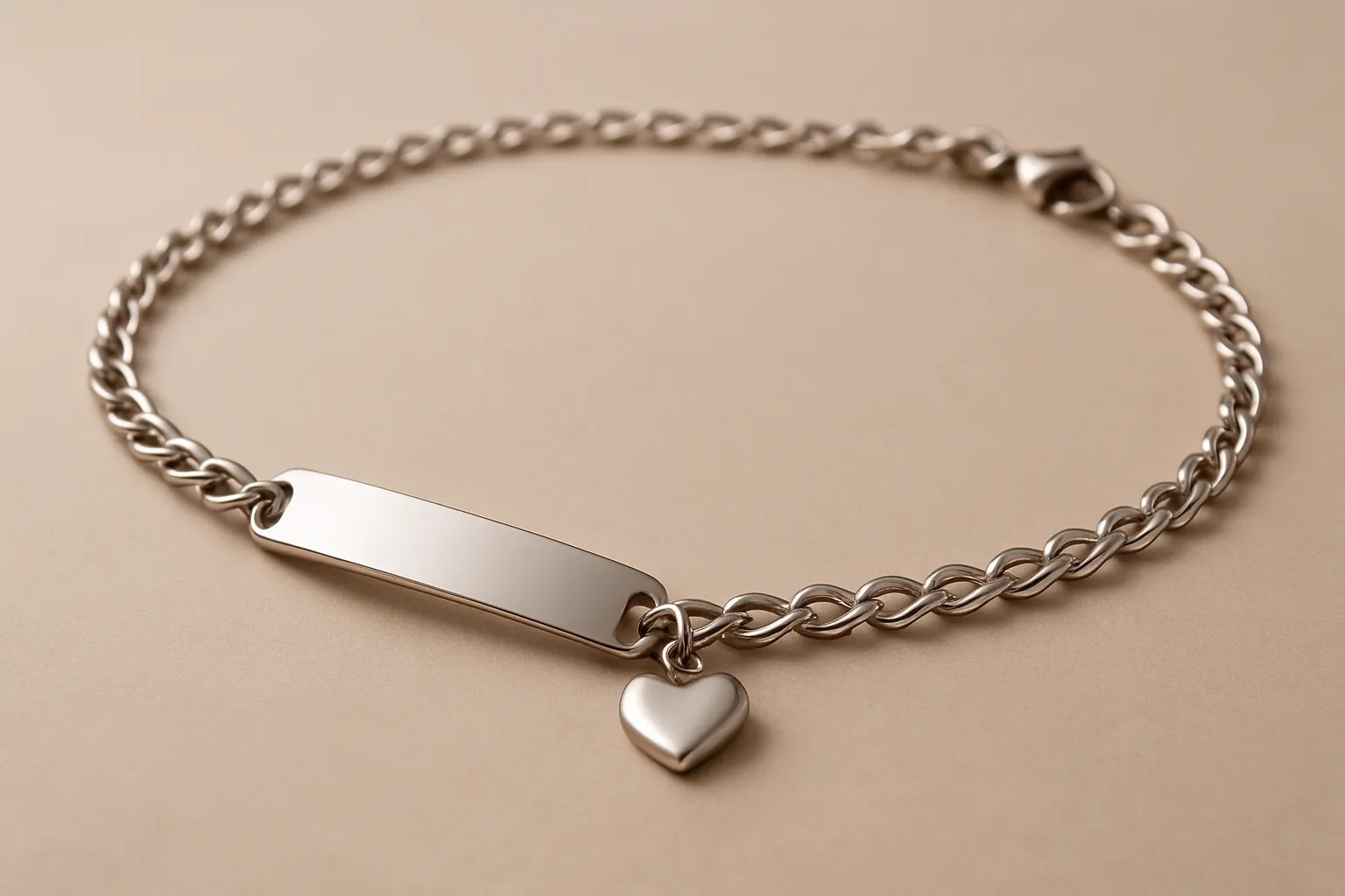 Customizable stainless steel anklets showcase exquisite craftsmanship and personalized details