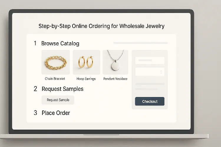 Easy online ordering process for stainless steel jewelry Easy online ordering process for stainless steel jewelry