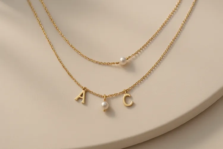 The popular custom jewelry in 2025: a combination of name pendants and pearls The popular custom jewelry in 2025: a combination of name pendants and pearls