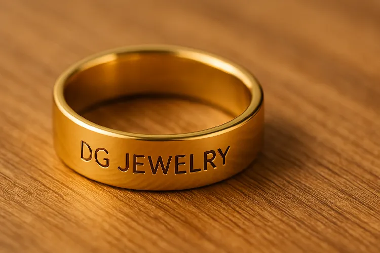 Engraved stainless steel ring Engraved stainless steel ring
