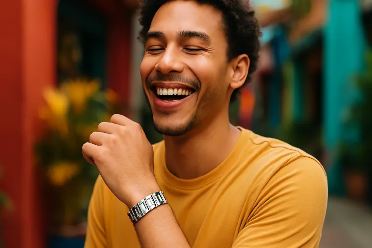 Wearing permanent jewelry with style and confidence.