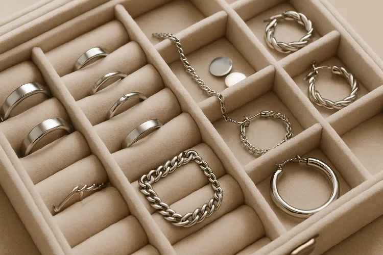 Proper storage for stainless steel jewelry