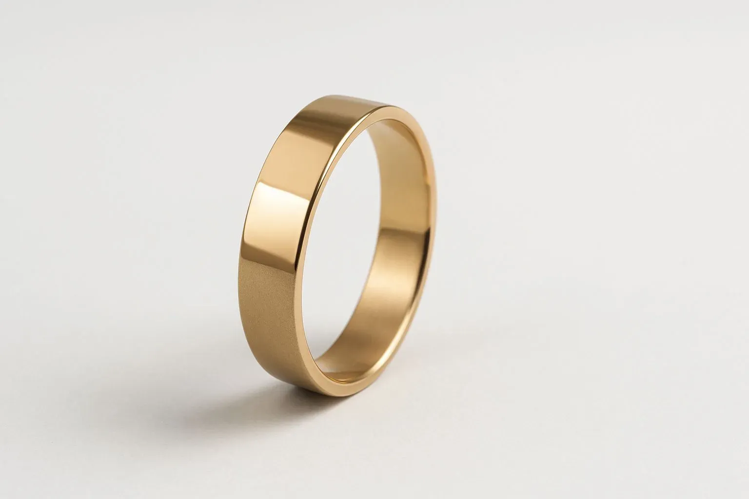 A detailed display of the surface treatment effect of the ring