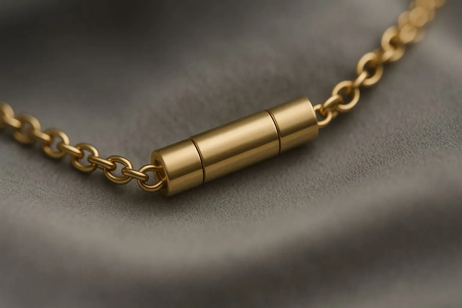 Close up of the special push button closing device