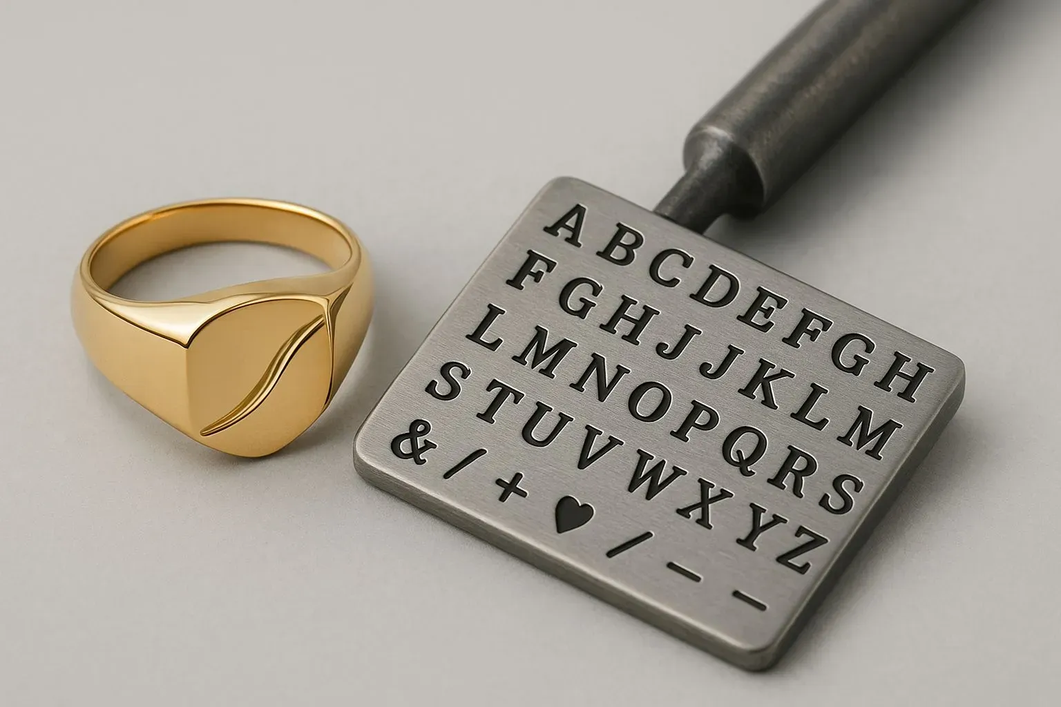 Engraving tools and custom jewelry display