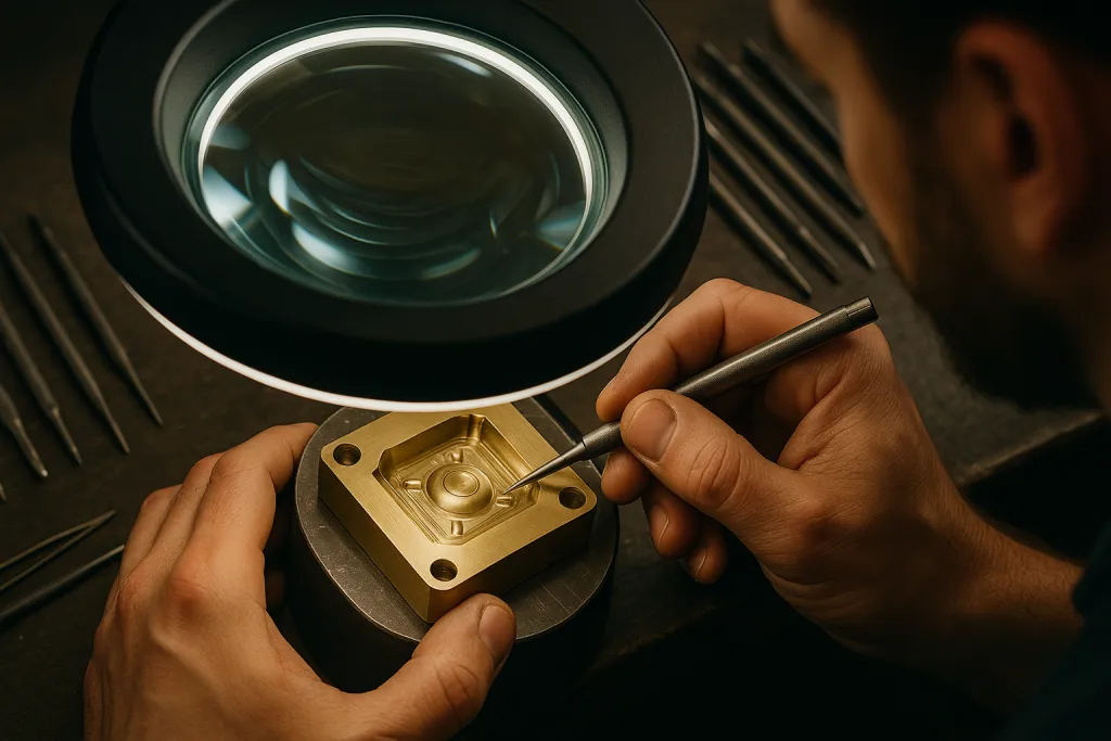 Refining brass mold for accuracy