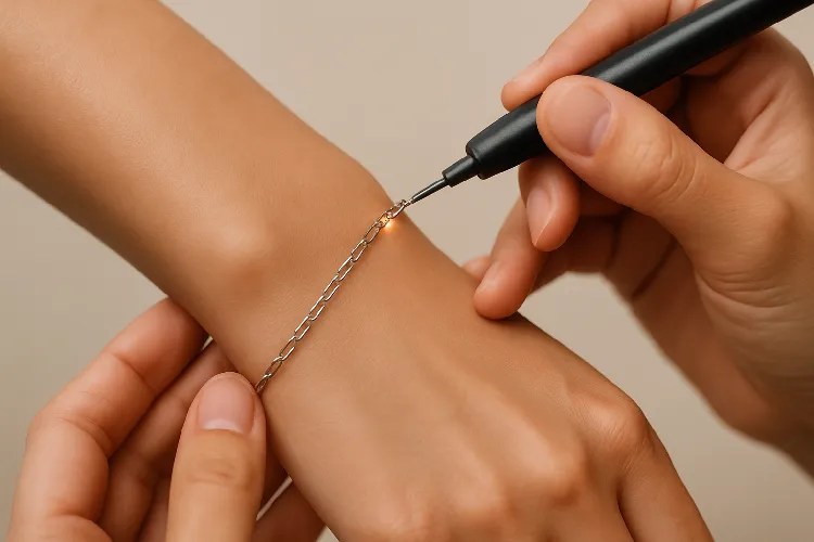 Elegant permanent jewelry symbolizing commitment