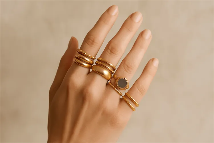 Perfecting the art of layering stacking rings