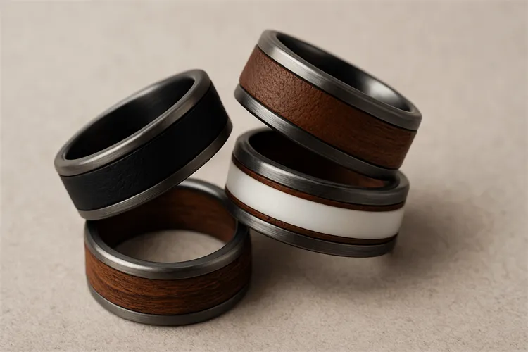 Creative combinations of stainless steel with wood, leather, and ceramic