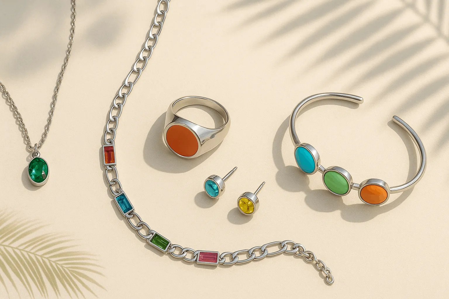 2025 Summer Jewelry Collection with Stainless Steel Pieces