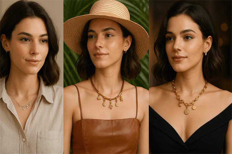 Charm chains for daily wear, vacation, and formal events