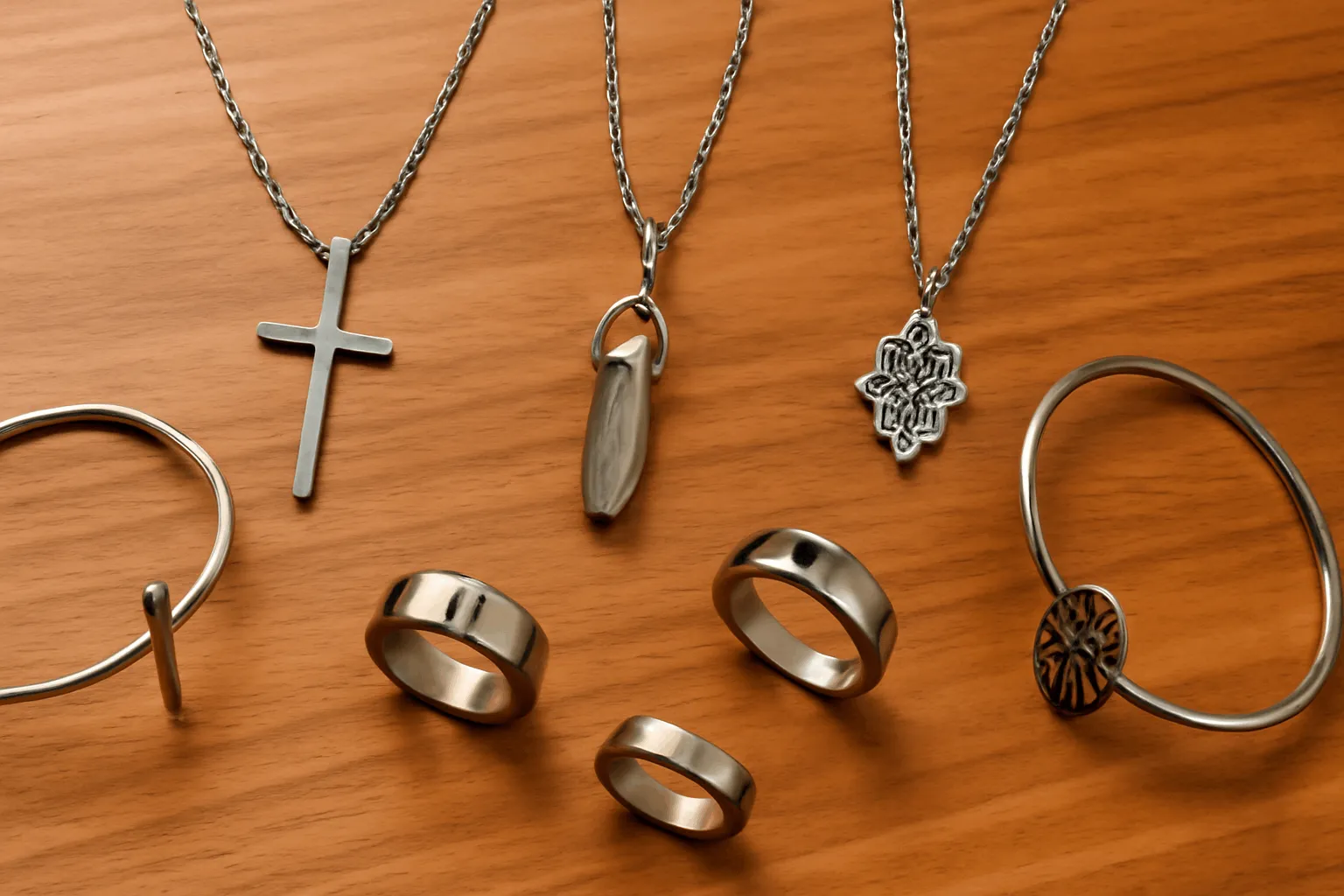Stainless steel spiritual jewelry collection