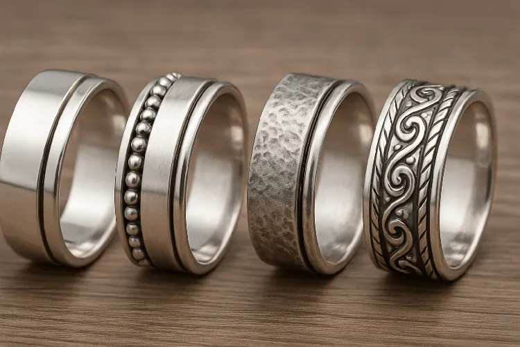 Different styles of spinning rings for all preferences.