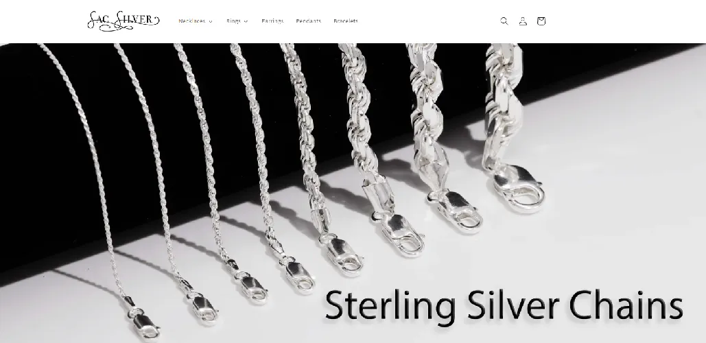 Sac Silver website