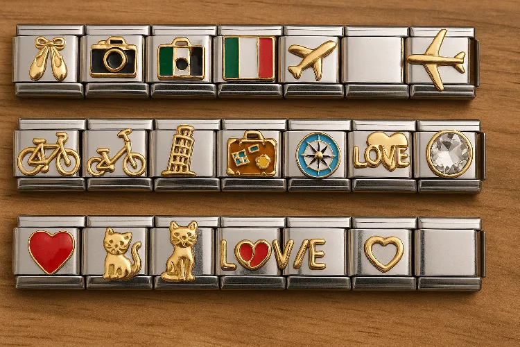 Custom design ideas for personalized Italian charm bracelets