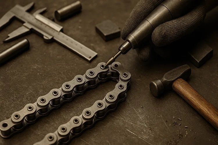 Precision and quality in chain manufacturing.