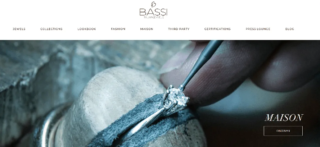 Bassi Italian Jewels Website