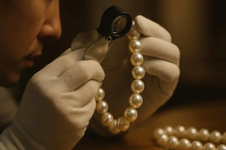 choosing real pearls