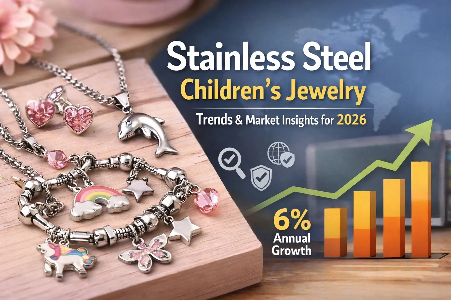 Why Stainless Steel is Leading the Charge in Childrens Jewelry Market Trends for 2026