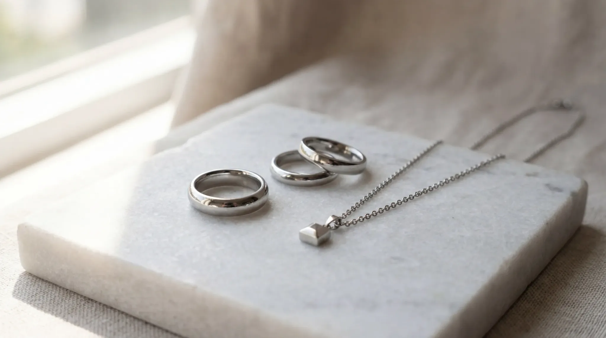 minimalist stainless steel jewelry photography index 04096x2286