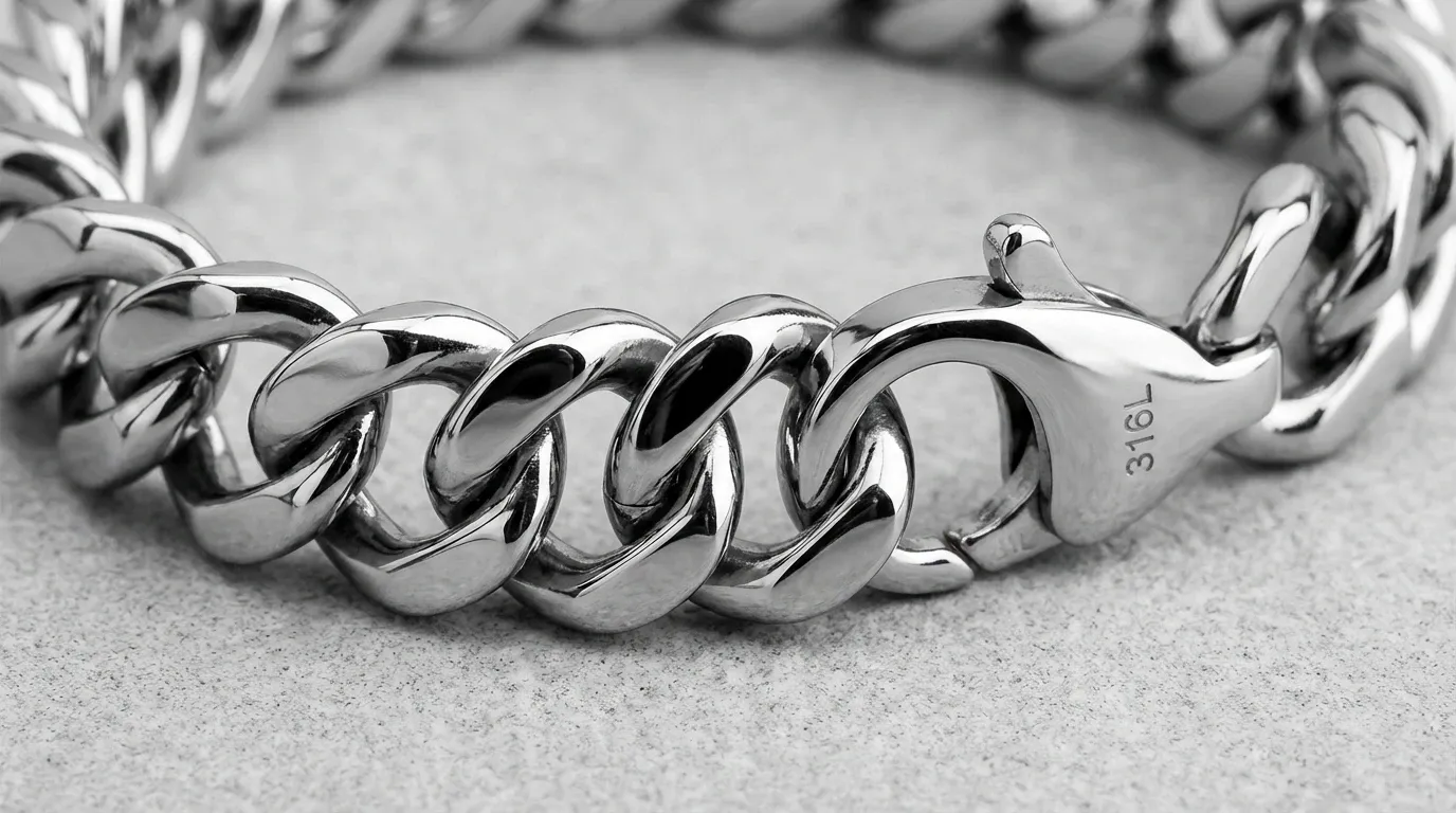 stainless steel curb chain bracelet macro index 11376x768