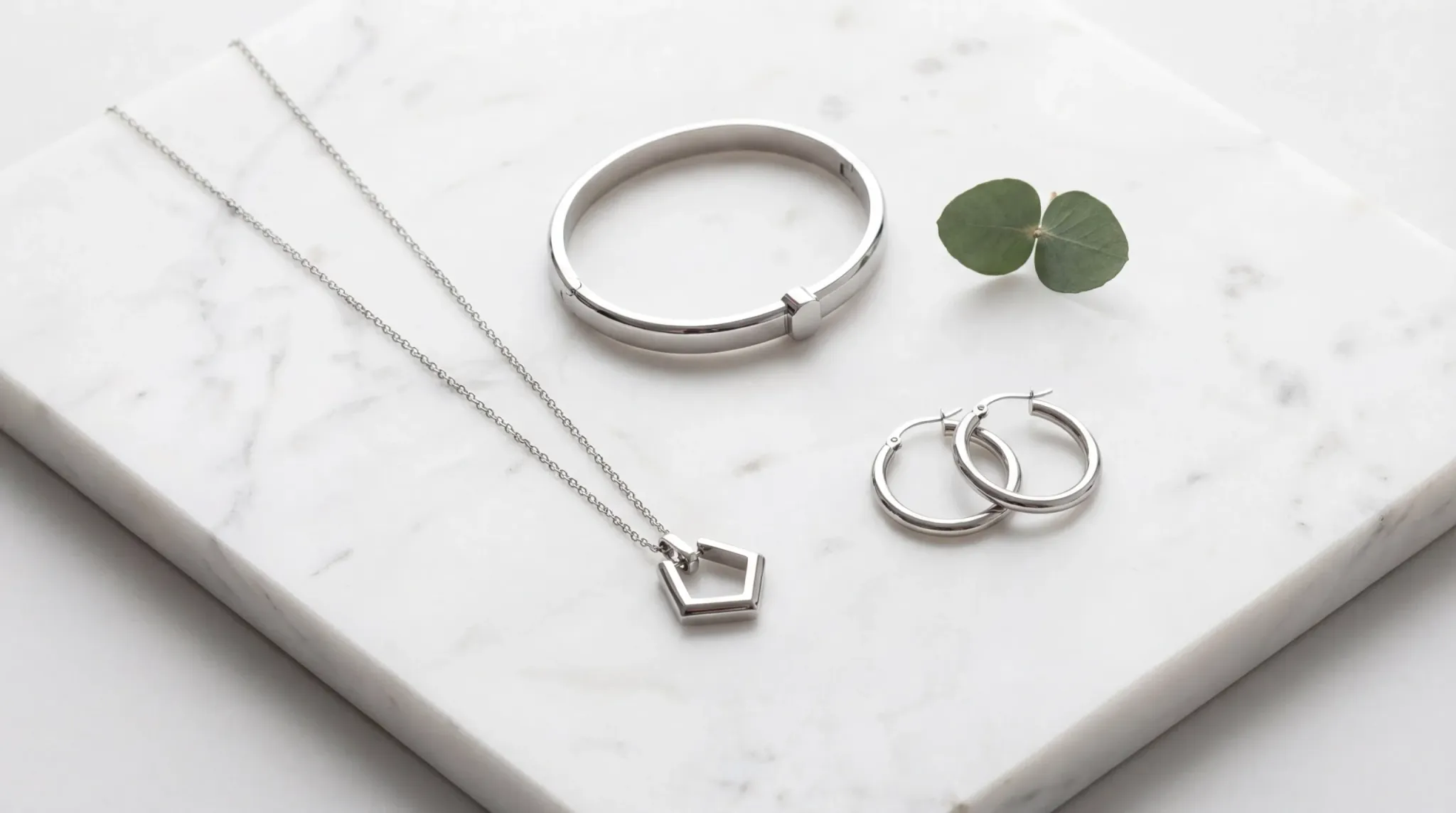 Sustainable Jewelry Flatlay