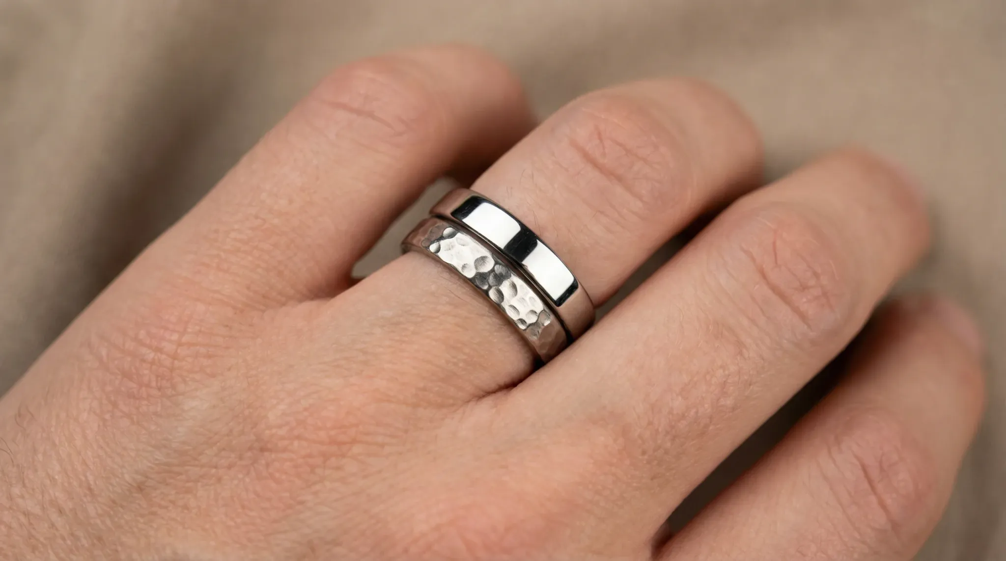 stainless steel ring stack closeup index 02752x1536
