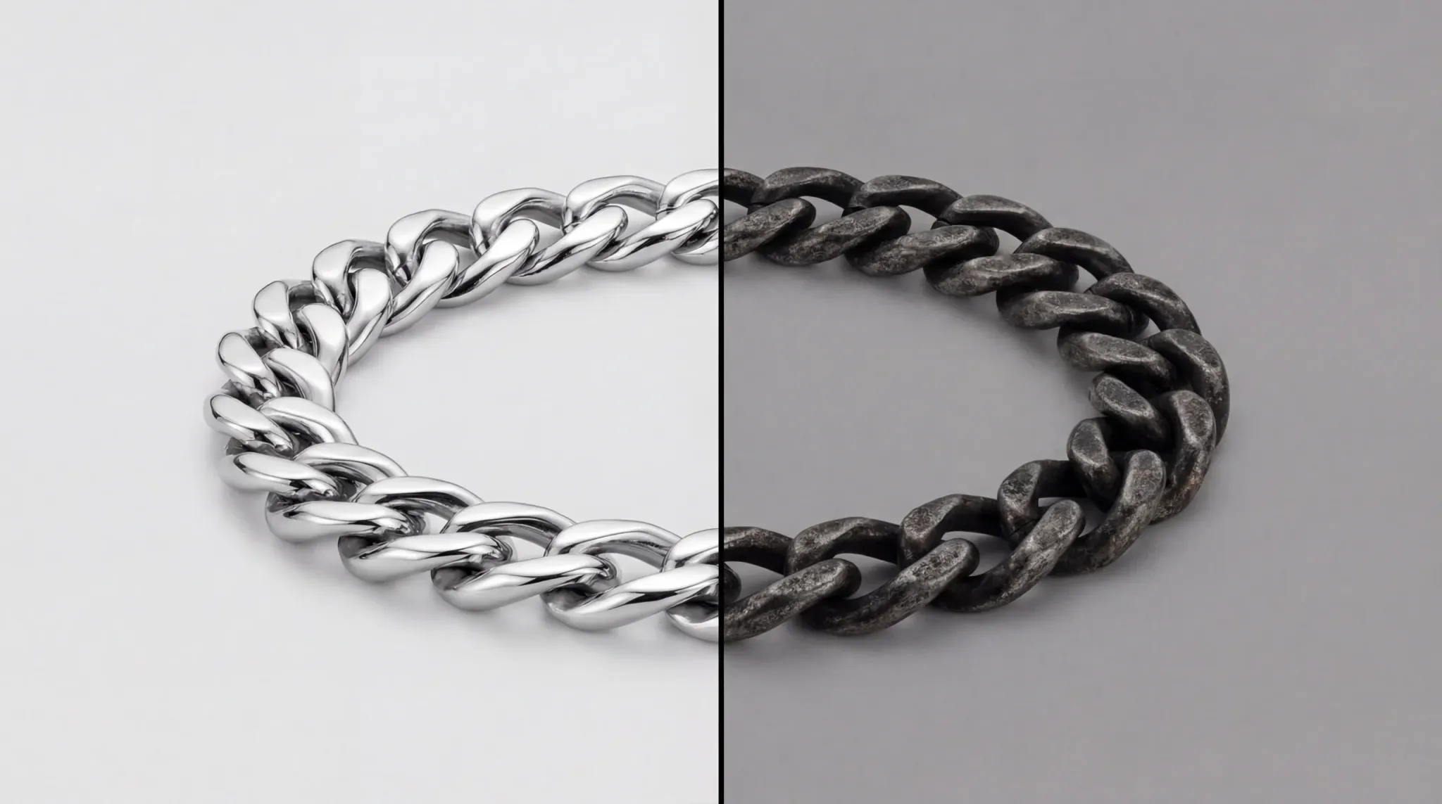 stainless steel vs sterling silver bracelet comparison index 14096x2286