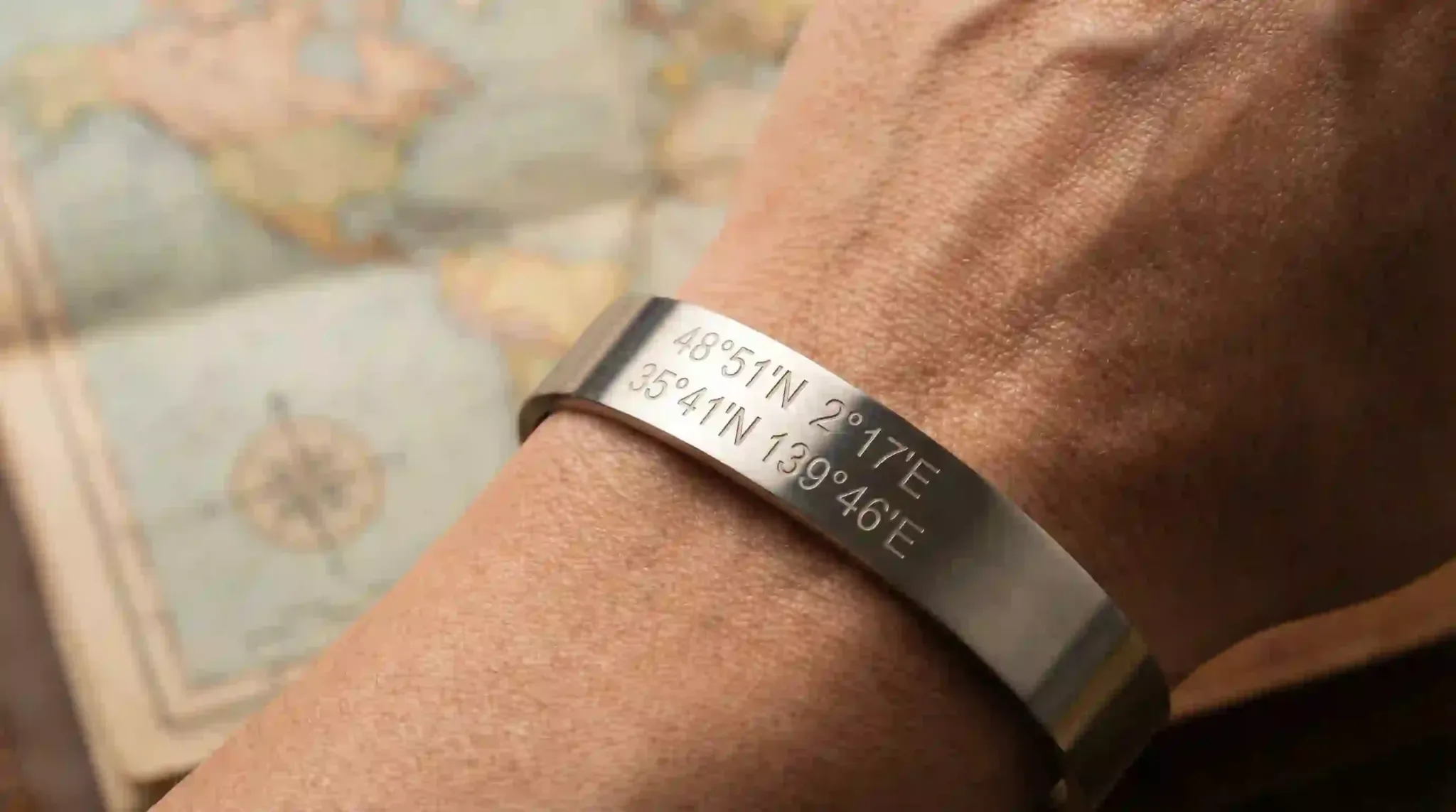 custom coordinates steel bracelet jewelry index 12752x1536