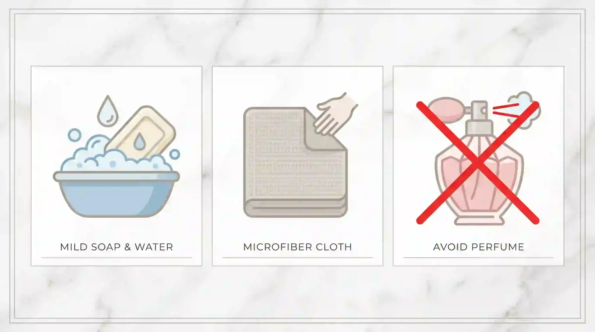 jewelry care minimalist infographic index 32752x1536