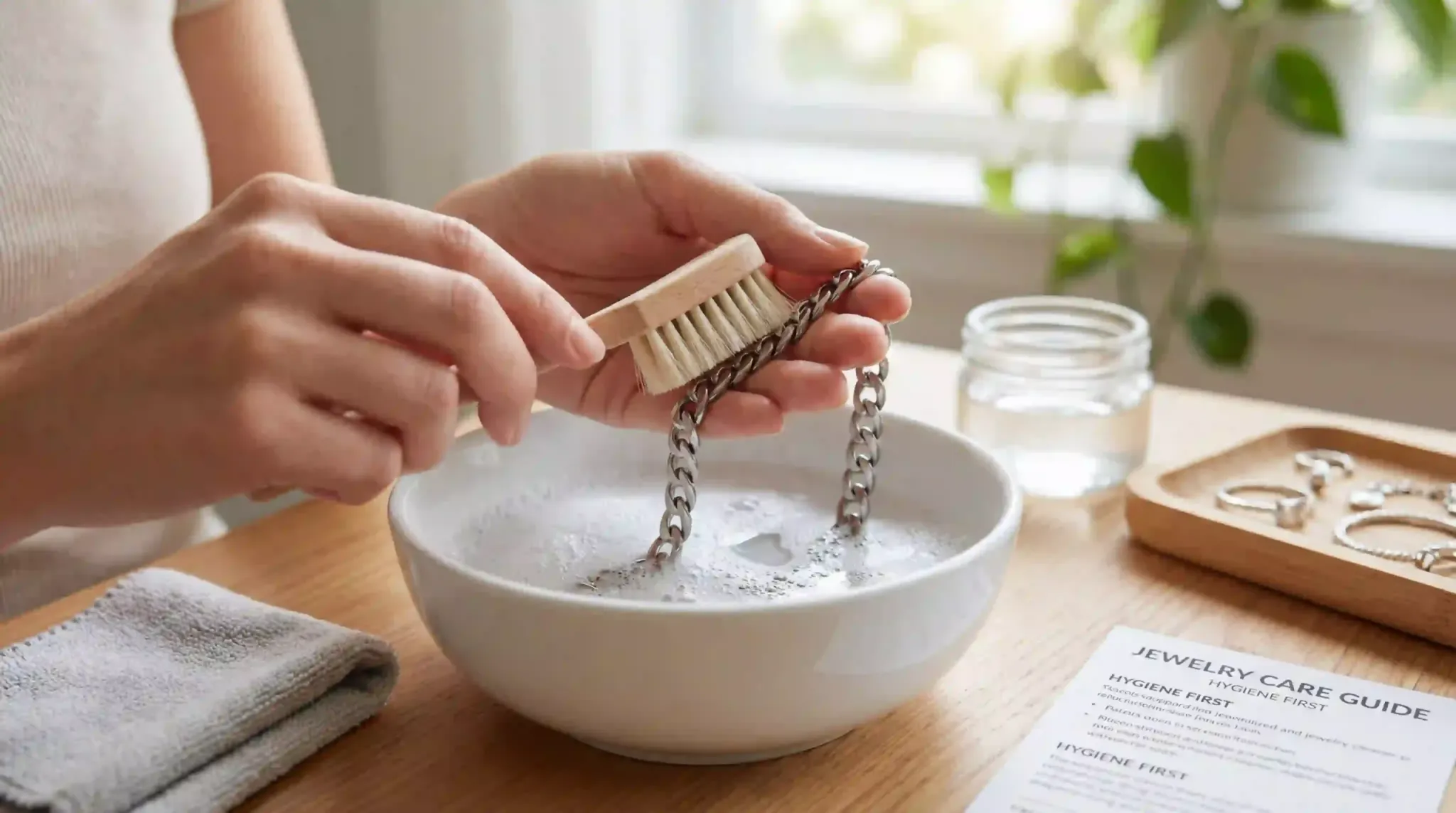 Image: Jewelry cleaning lifestyle shot
