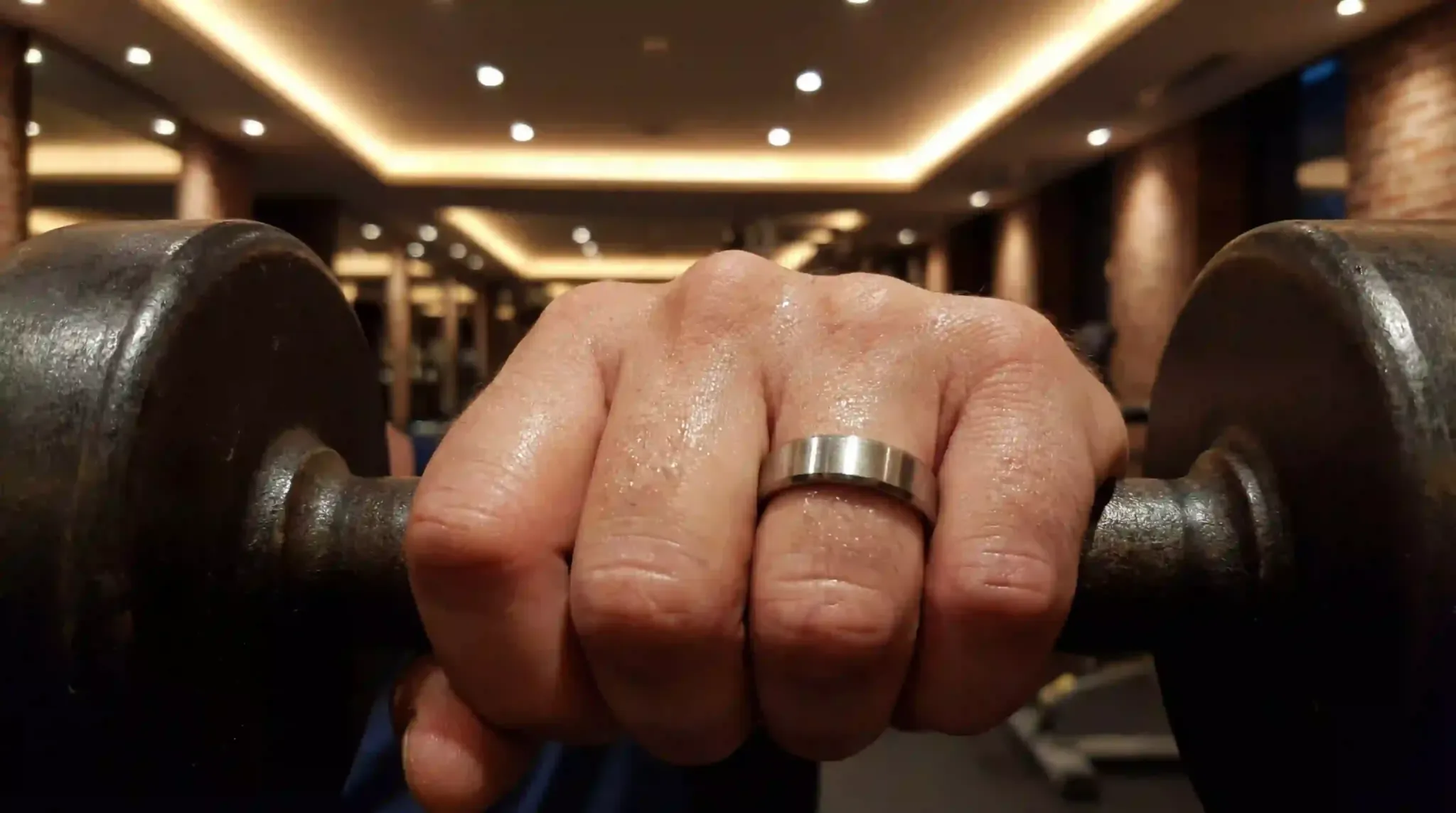minimalist steel ring gym portrait index 04096x2286