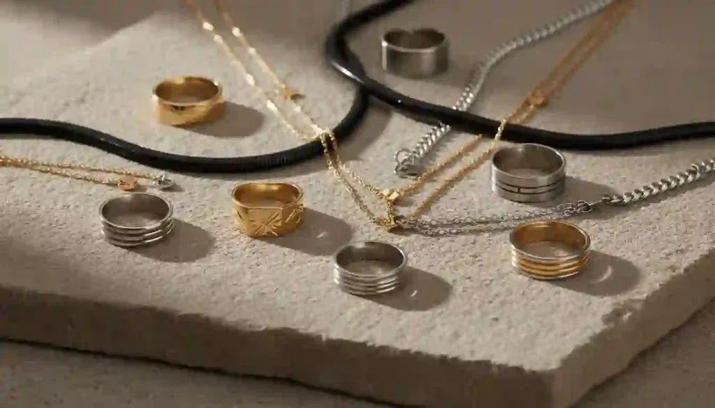 mixed metal jewelry flatlay index 31344x768