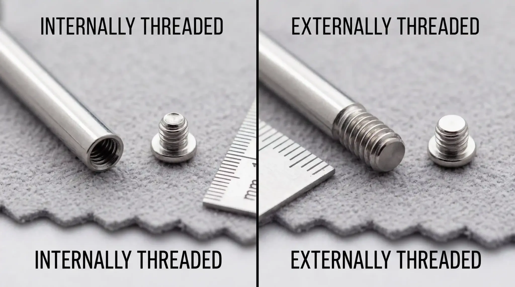 Nose ring threading comparison