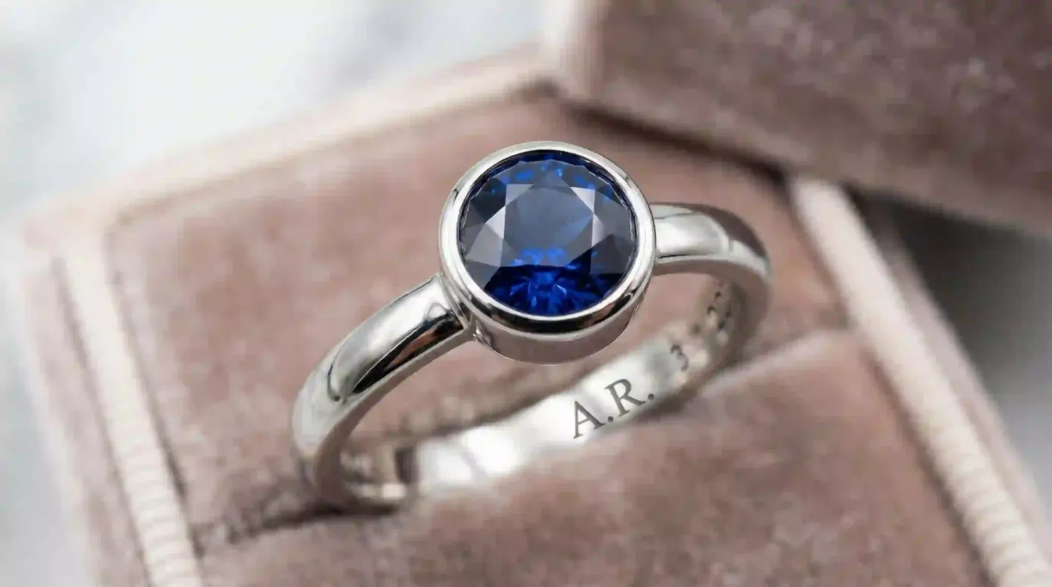 Personalized Birthstone Ring