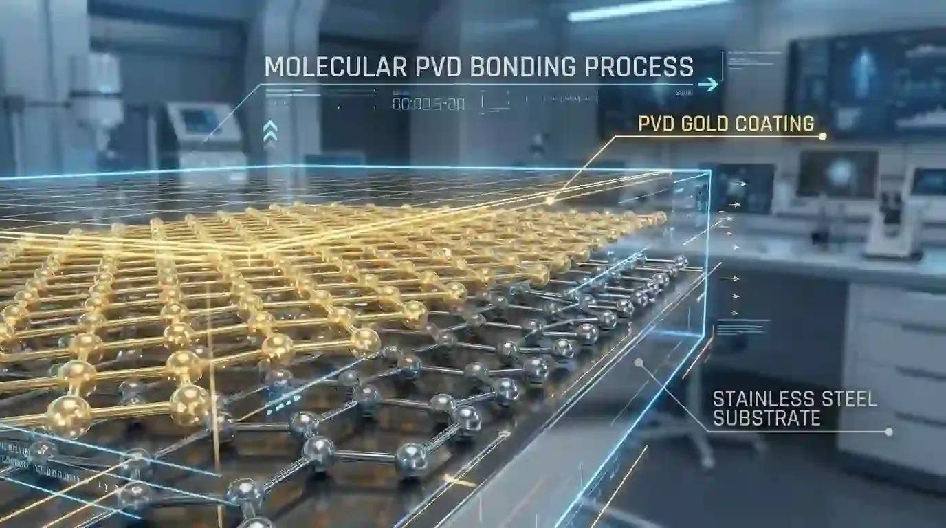 pvd gold coating molecular bonding index 11376x768