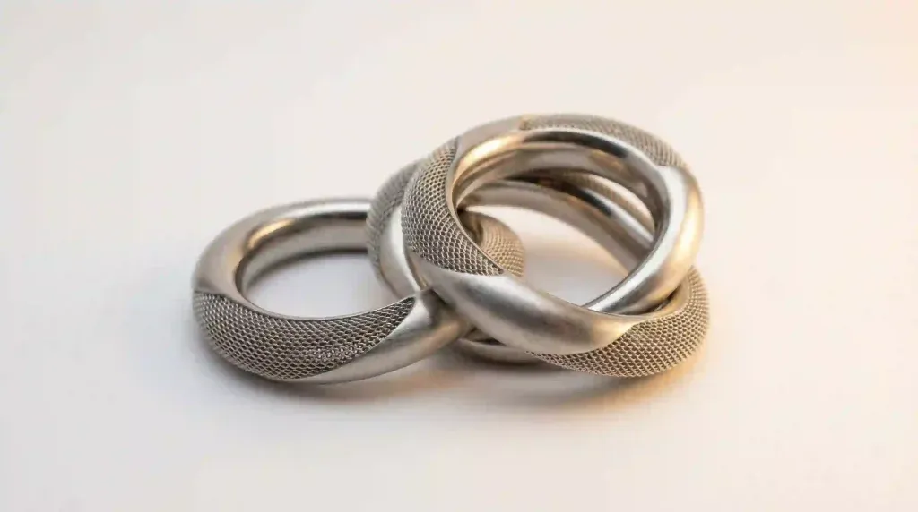 sculptural steel rings product image index 02752x1536