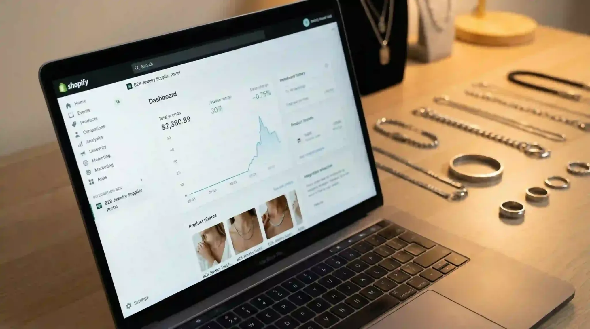shopify b2b jewelry dashboard index 72752x1536